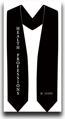 Health Professions Black Stole